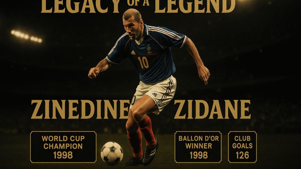 Zinedine Zidane illustration for Zinedine Zidane biography