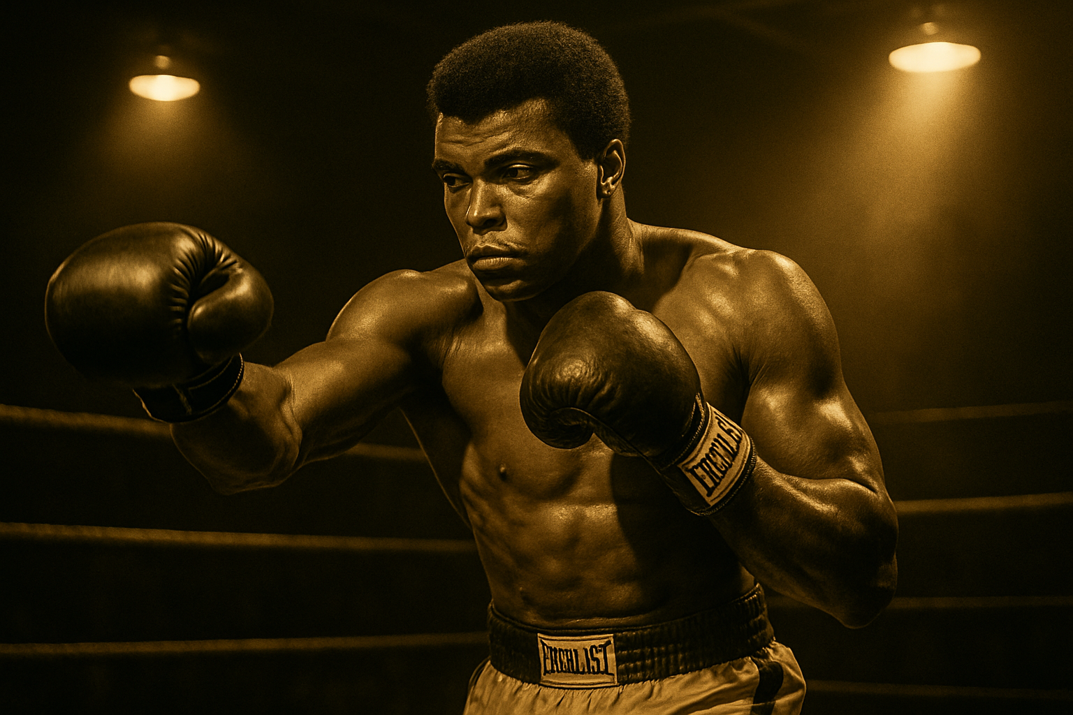 muhammad ali's early life image featuring muhammad ali